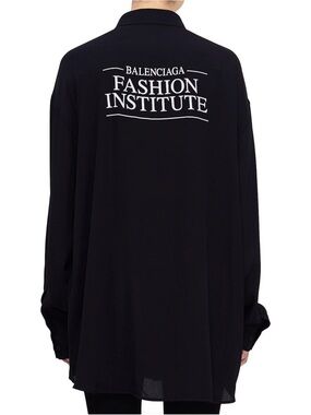 Balenciaga Fashion Institute Oversized Blouse – Size 40